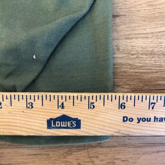 Nlst Army Drop Crotch Pants Green Womens Size 26 High Rise Crop Cargo Pockets - Picture 2 of 9